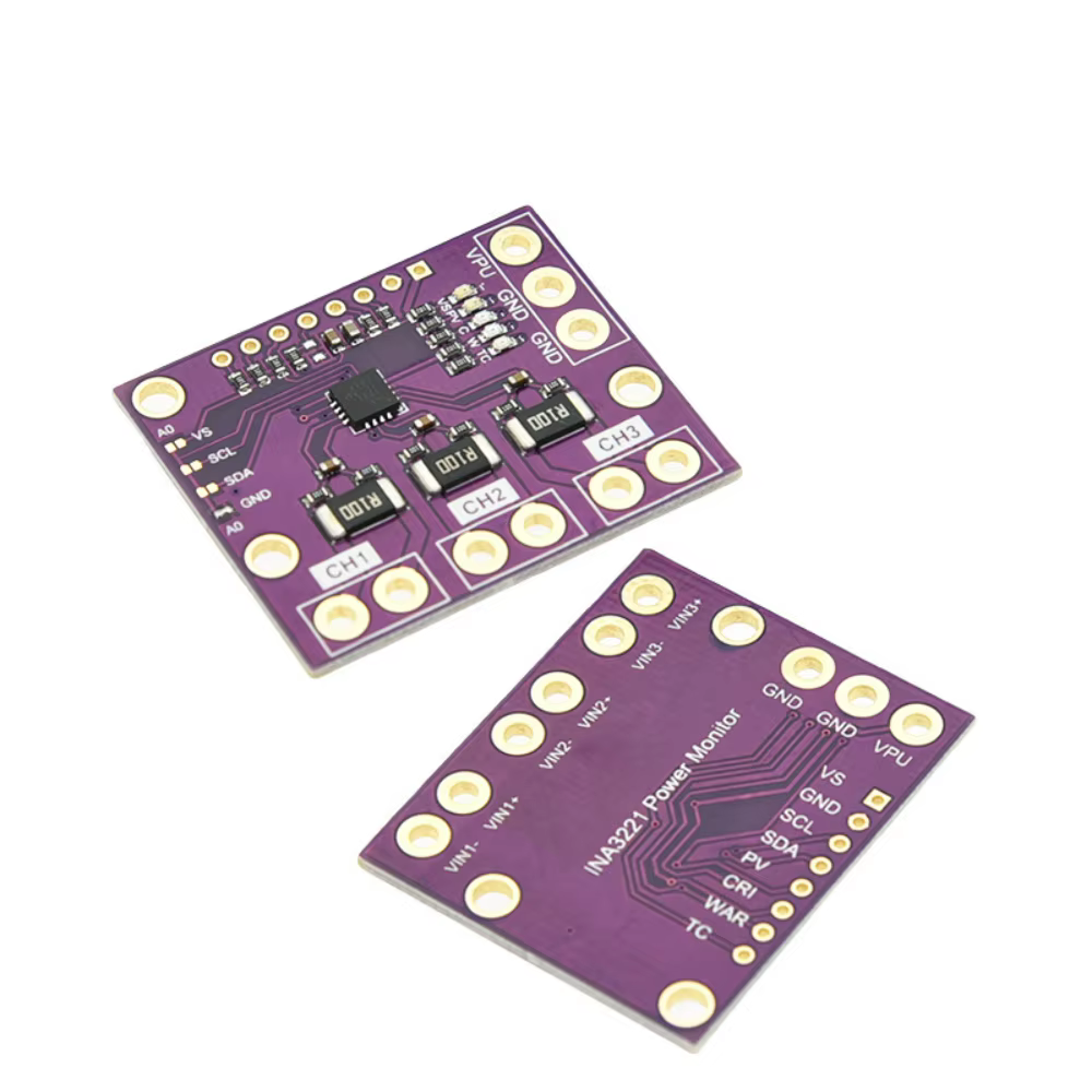 Módulo INA3221 monitor de voltaje de 3 canales I2C lado alto - imagen 5
