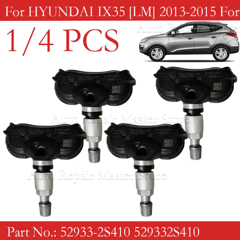 Sensor TPMS 52933-2S410 para Hyundai ix35, Tucson y Kia Sportage