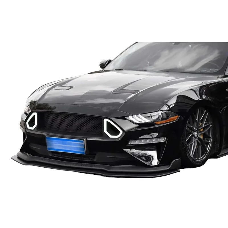 Rejilla de fibra de carbono Ford Mustang 2018-2021 RTR con LED - imagen 4
