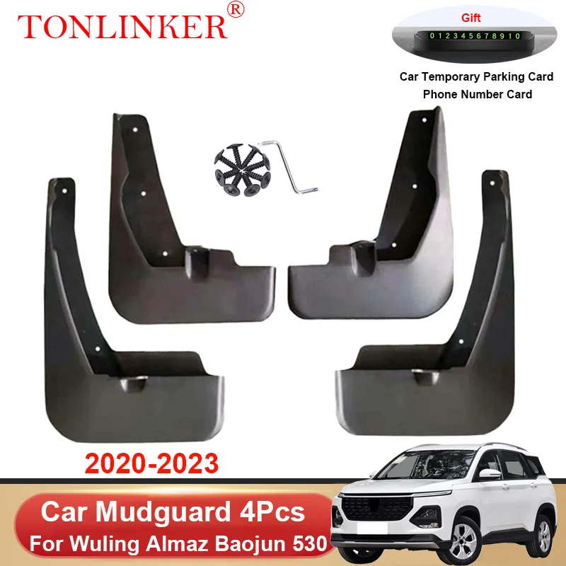 Juego guardabarros TONLINKER para Baojun 530, Chevrolet Captiva, MG Hector - imagen 2
