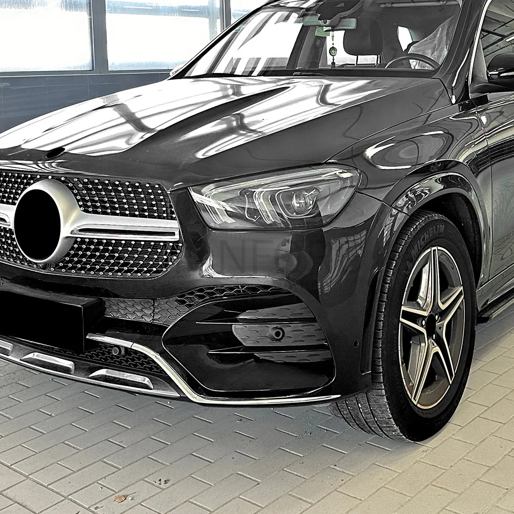 Protector parrilla ABS brillante Mercedes GLE W167 AMG Line 2019-2023 - imagen 2
