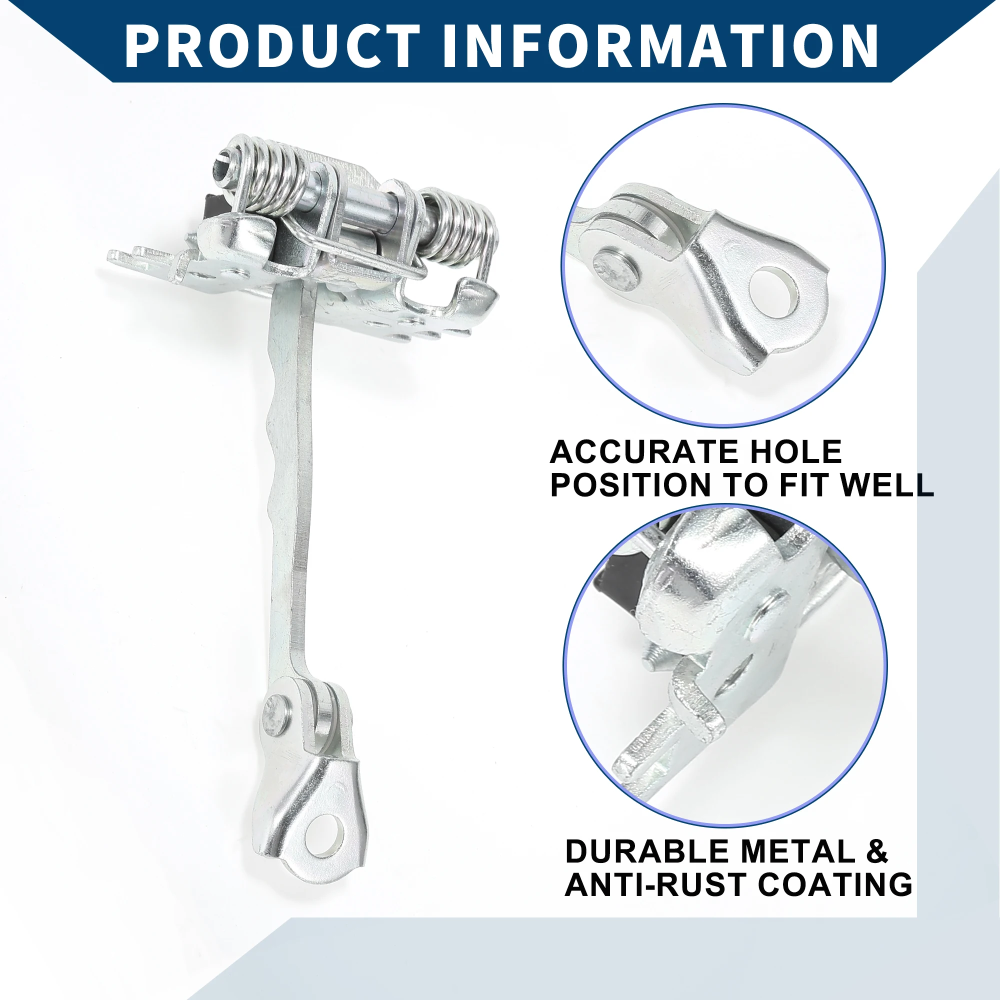 X Autohaux Limitador de tope de correa de retención de puerta No.804301448R para Renault Laguna III 2007-2015 - imagen 4