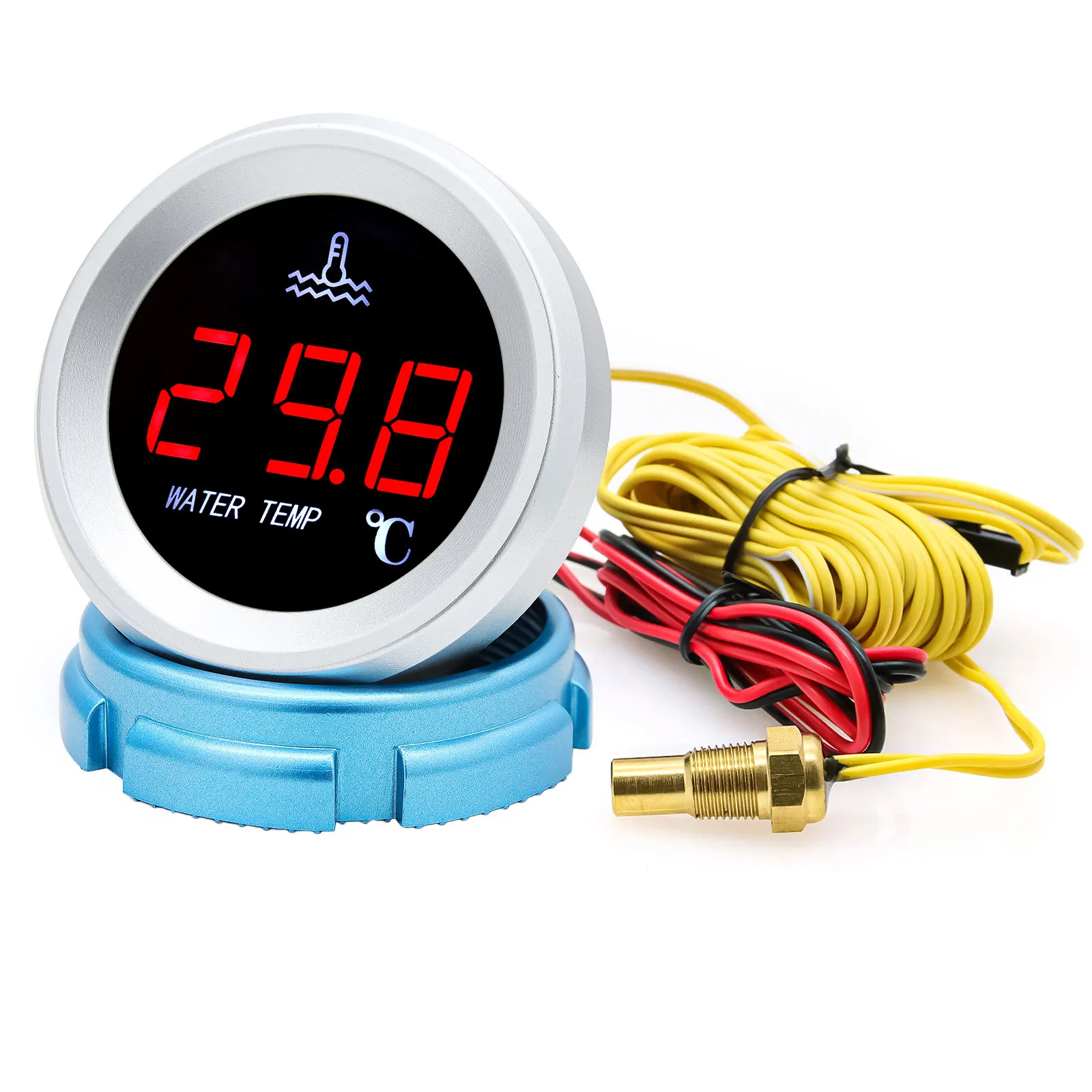 Reloj multifunción 52 mm: temperatura del agua y presión de aceite coche - imagen 4