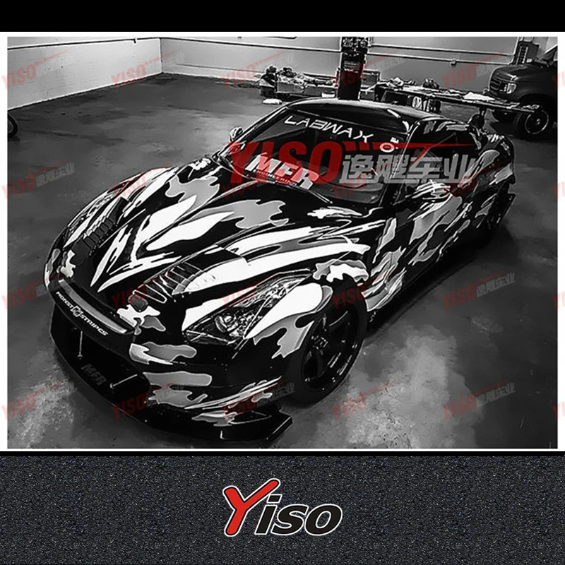 Kit aerodinámico Nissan GT-R R35: parachoques trasero, alerón y faldas - imagen 3