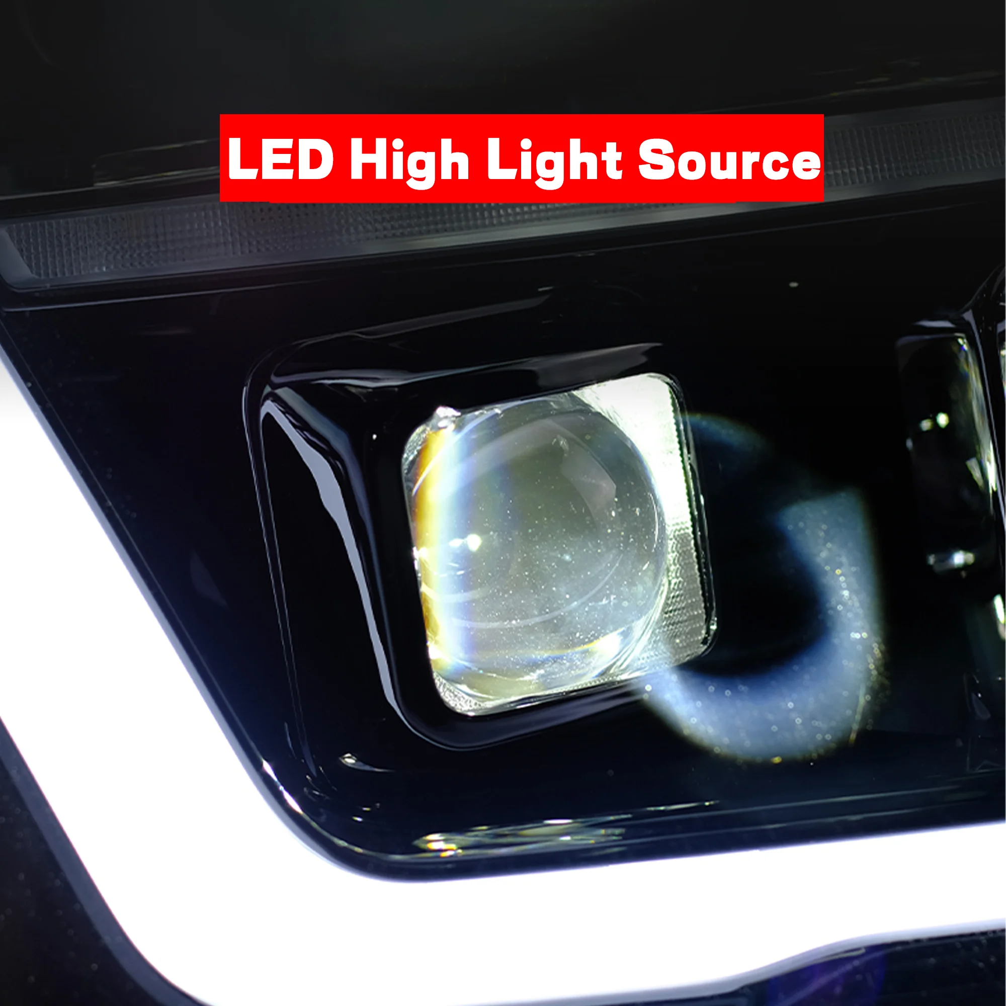 Faros LED Sewiyolin Mitsubishi Pajero V93 V97 2009-2021 DRL antiniebla - imagen 2