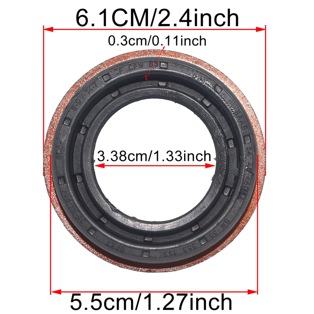 Sello de aceite eje transmisión Opel Astra Corsa Insignia Zafira - imagen 3