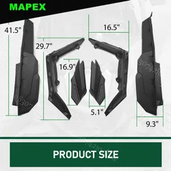 Aletines ensanchados Can-Am Maverick X3 1000 Max R/RR Turbo 2017-2024