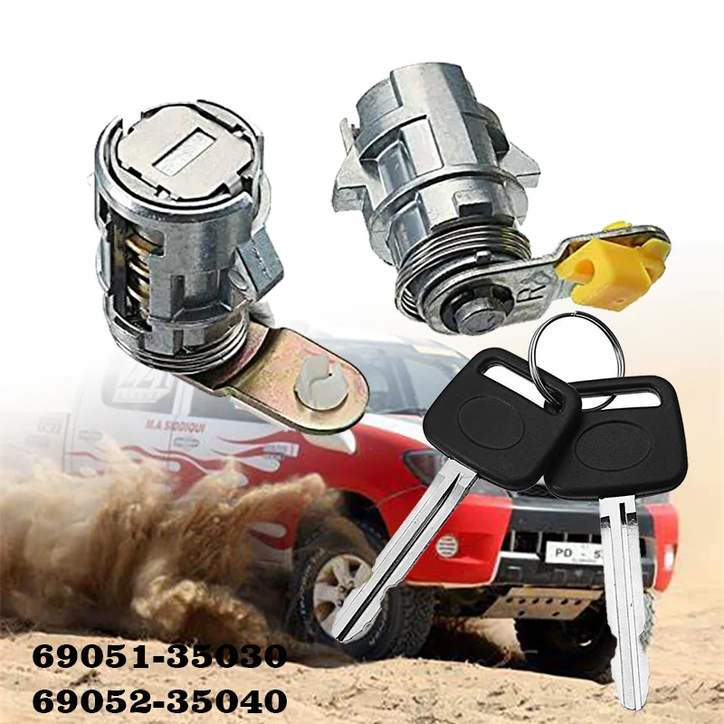 Toyota Hilux: Llaves de Cerradura de Puerta 69051-35030/69052-35040