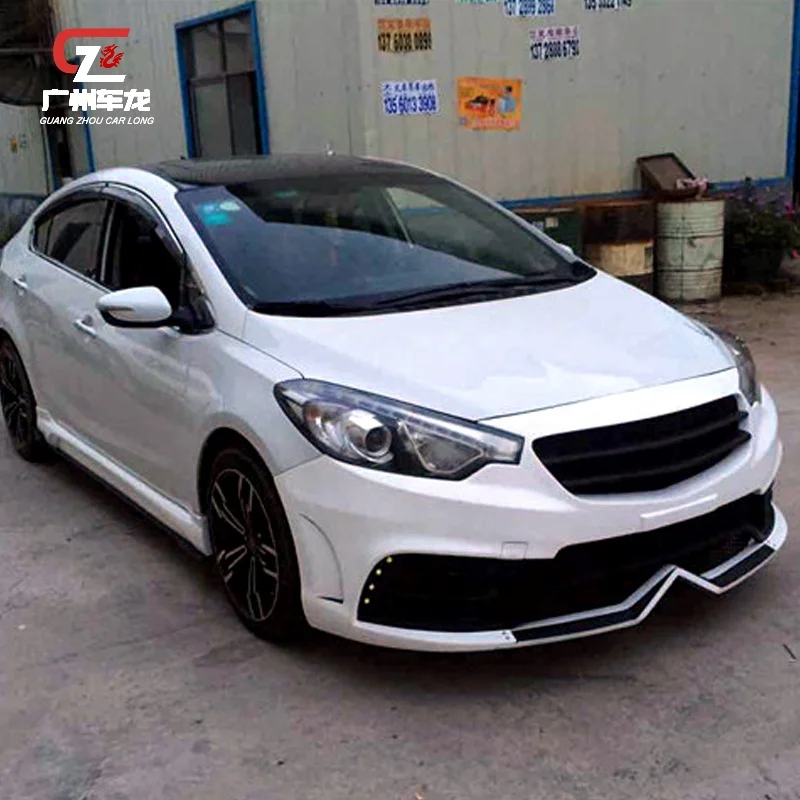 Faldas laterales de parachoques ABS para Kia K3 2012-2015 - imagen 3