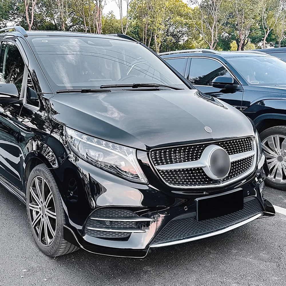 Parachoques AMG Mercedes Clase V W447 deflector labio - imagen 3