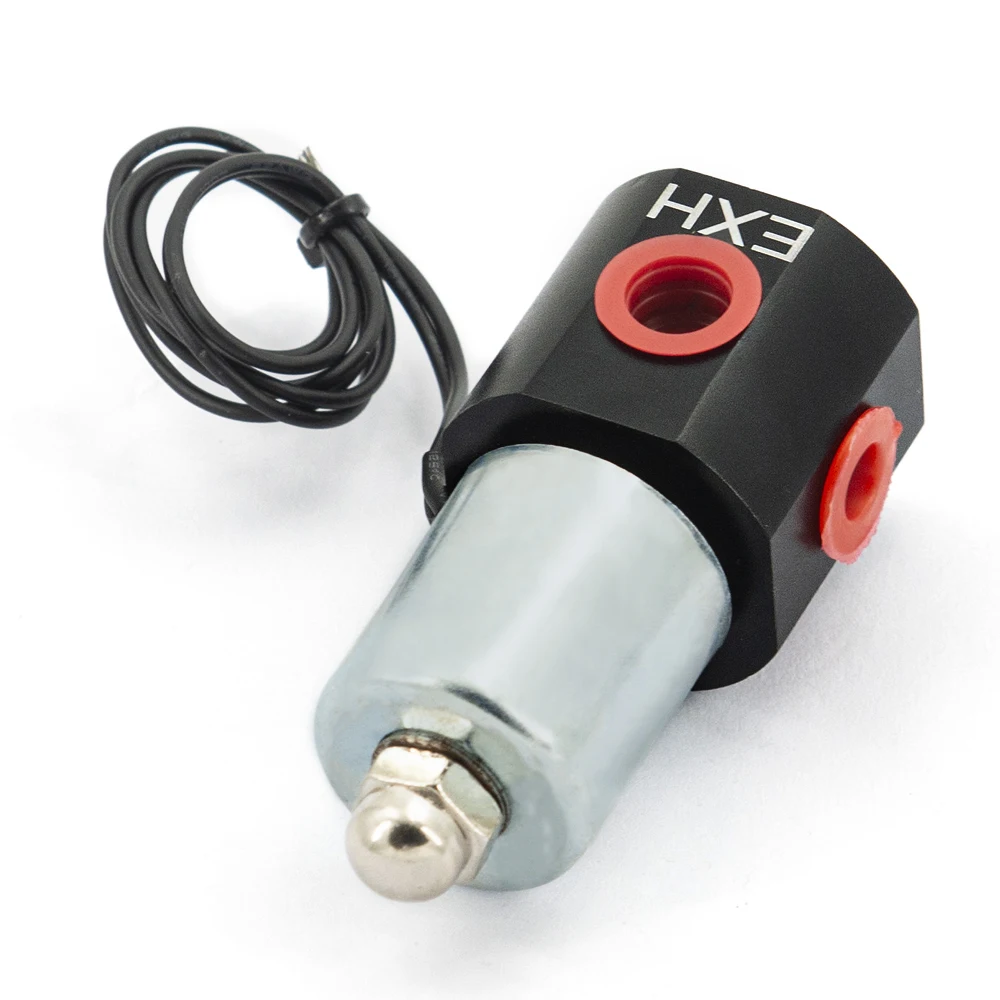 Válvula solenoide 2 vías 12V para suspensión neumática – 20 bar