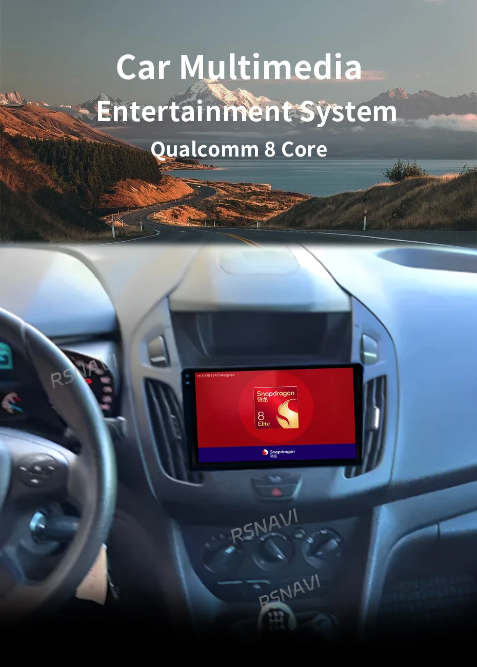 Pantalla multimedia y conexiones del autoradio RSNAVI