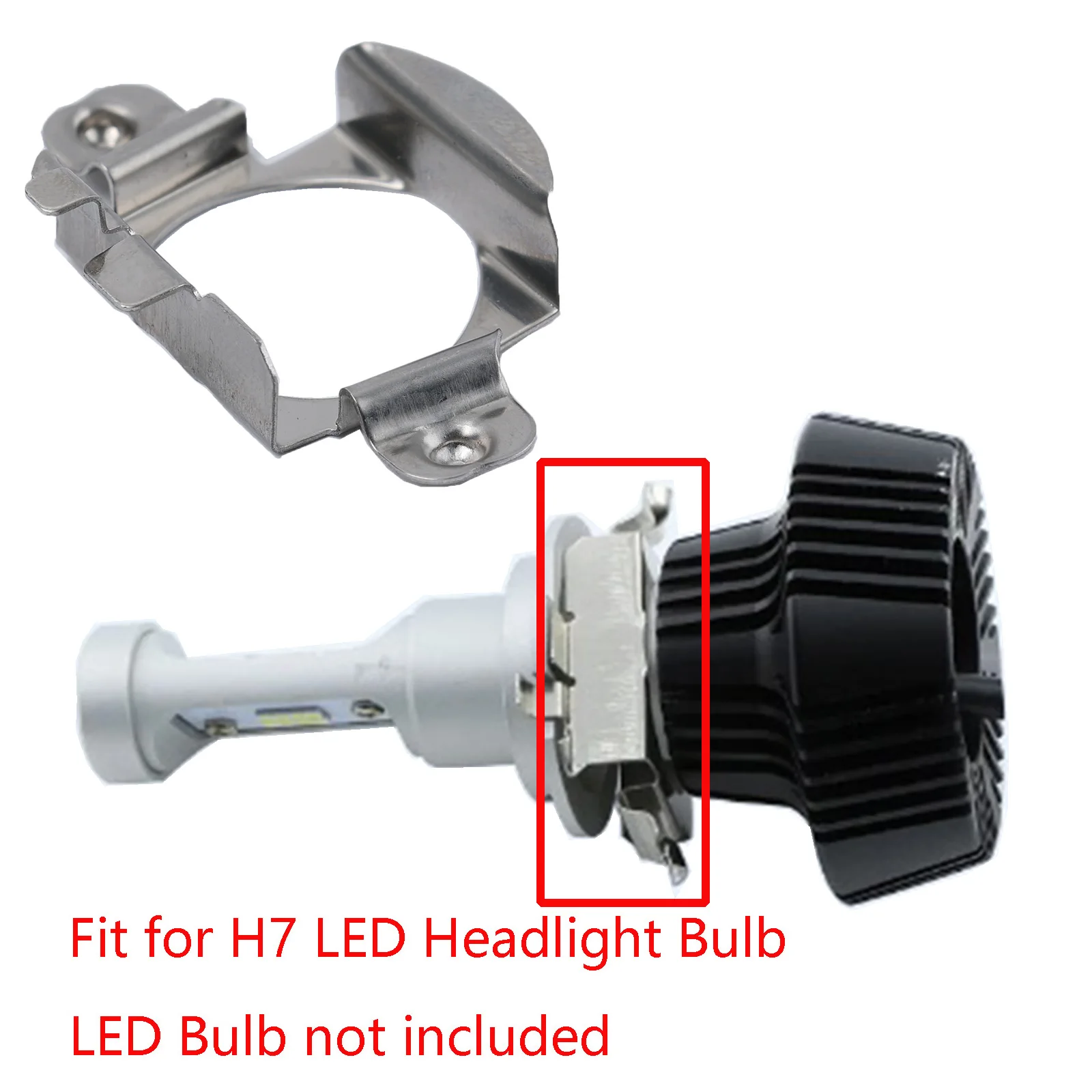 Base bombilla faro LED H7 adaptadores Mercedes Classe C W204 CLA GLE - imagen 4