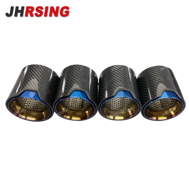 Puntas de escape fibra carbono acero inox BMW M3 G80/M4 G82-G83 - imagen 5