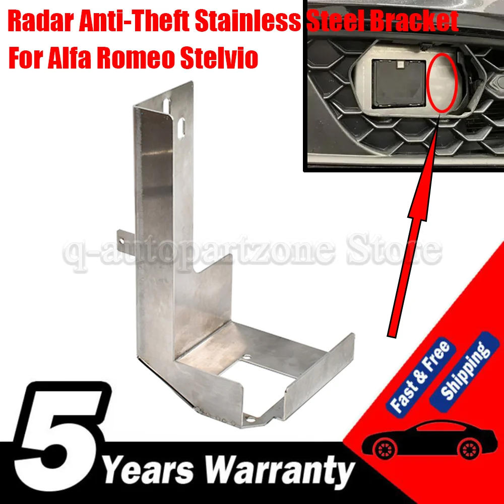 Protector radar antirrobo acero inoxidable – Alfa Romeo Stelvio