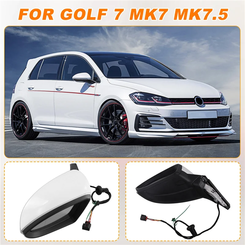 Espejo lateral manual VW Golf 7 MK7 –plegable - imagen 4