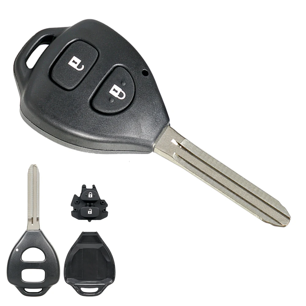 Carcasa para mando a distancia 2 botones compatible Toyota