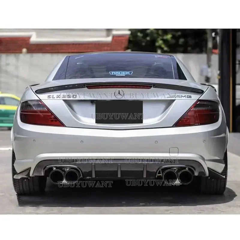 Alerón trasero de fibra de carbono para Mercedes-Benz R172 SLK - imagen 3
