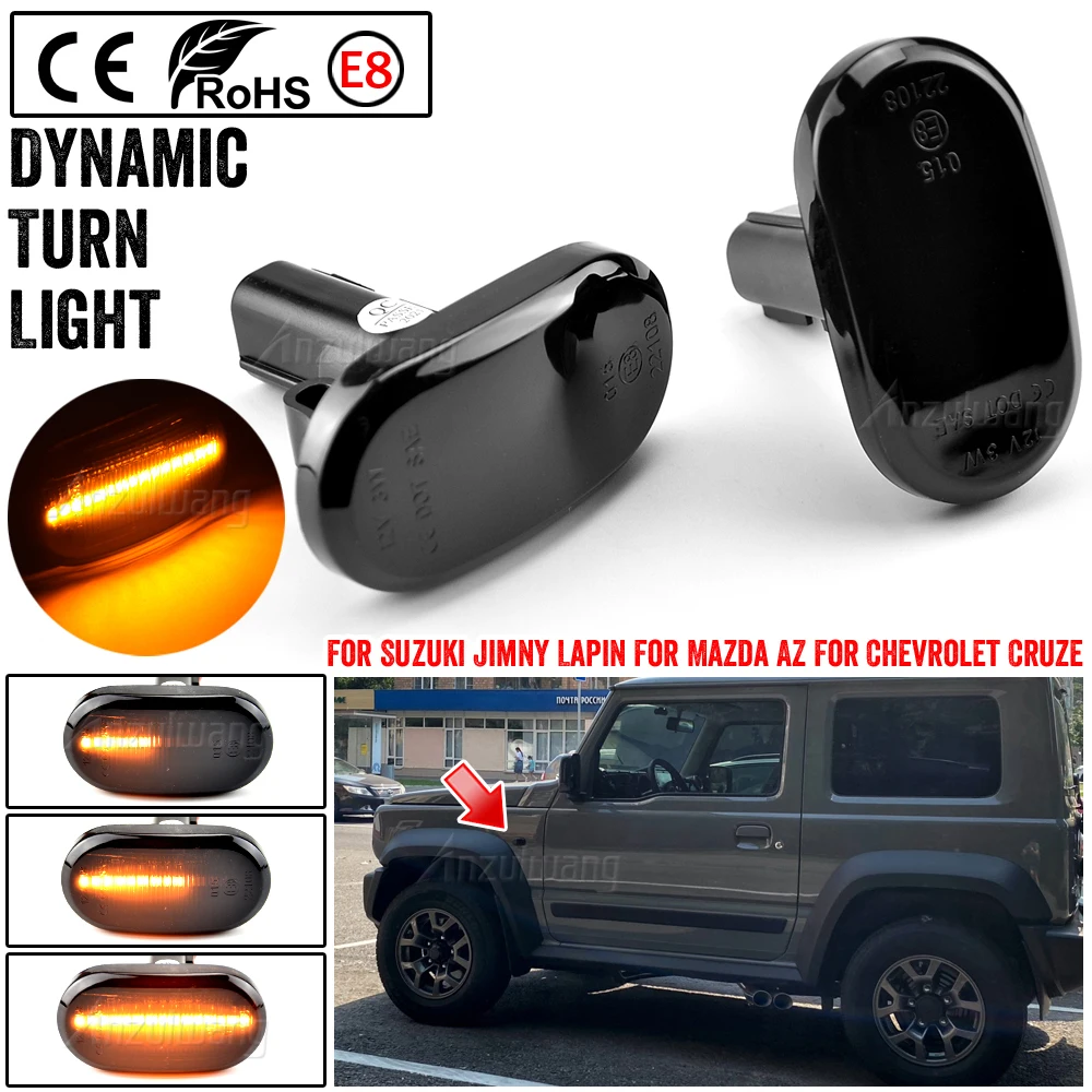 Intermitente dinámico LED marcador lateral Suzuki Jimny JB74 - imagen 3