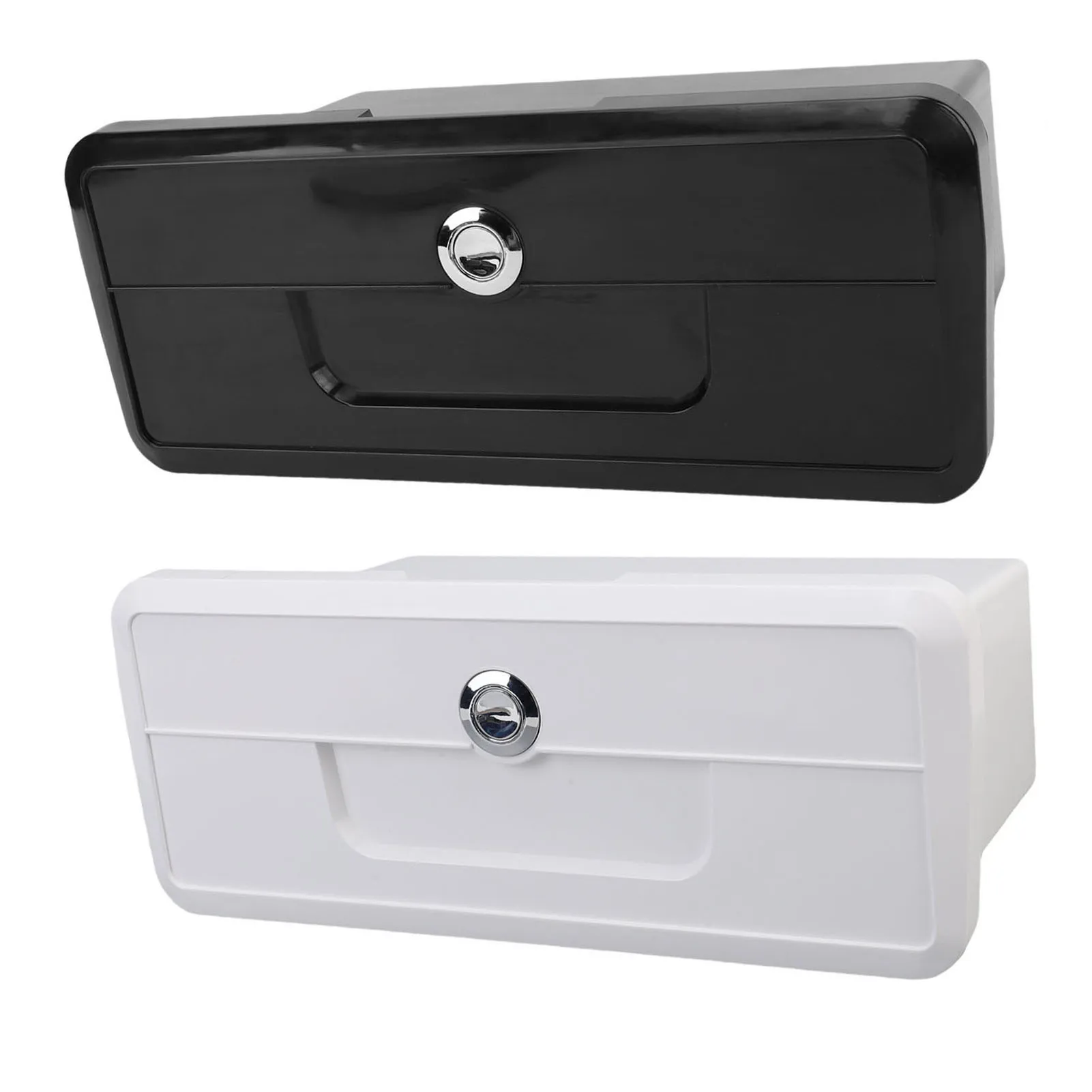Caja de almacenamiento instalada en vehículo recreativo