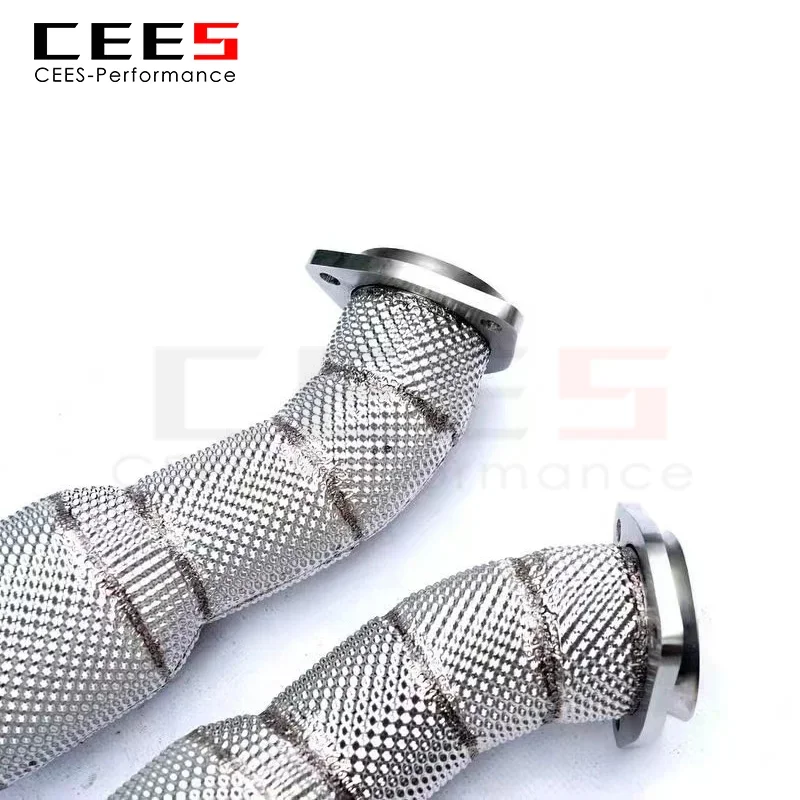 CEES Bajante de escape de acero inoxidable para Ferrari F430 4.3 - imagen 4
