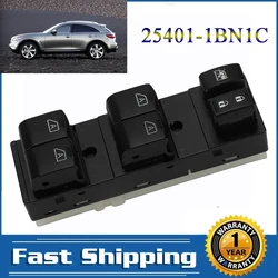 Interruptor elevalunas conductor Nissan Q40 QX50 QX70 Infiniti FX35 – OEM 25401-1BN1C