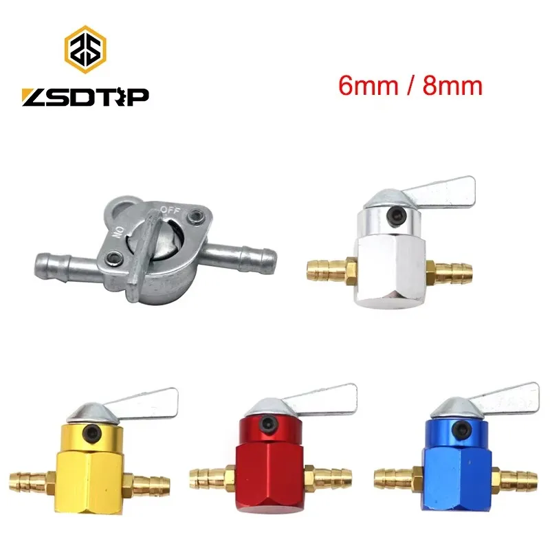 ZSDTRP Grifo de gasolina para carburador de moto, 6/8 mm