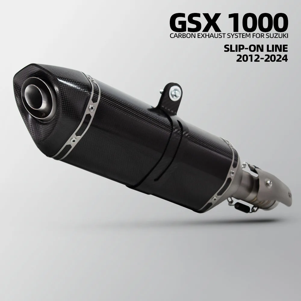 Escape de carbono con DB killer para Suzuki GSX-R1000 2012-2024