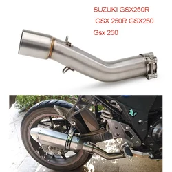 Tubo medio escape Suzuki GSX250R con silenciador