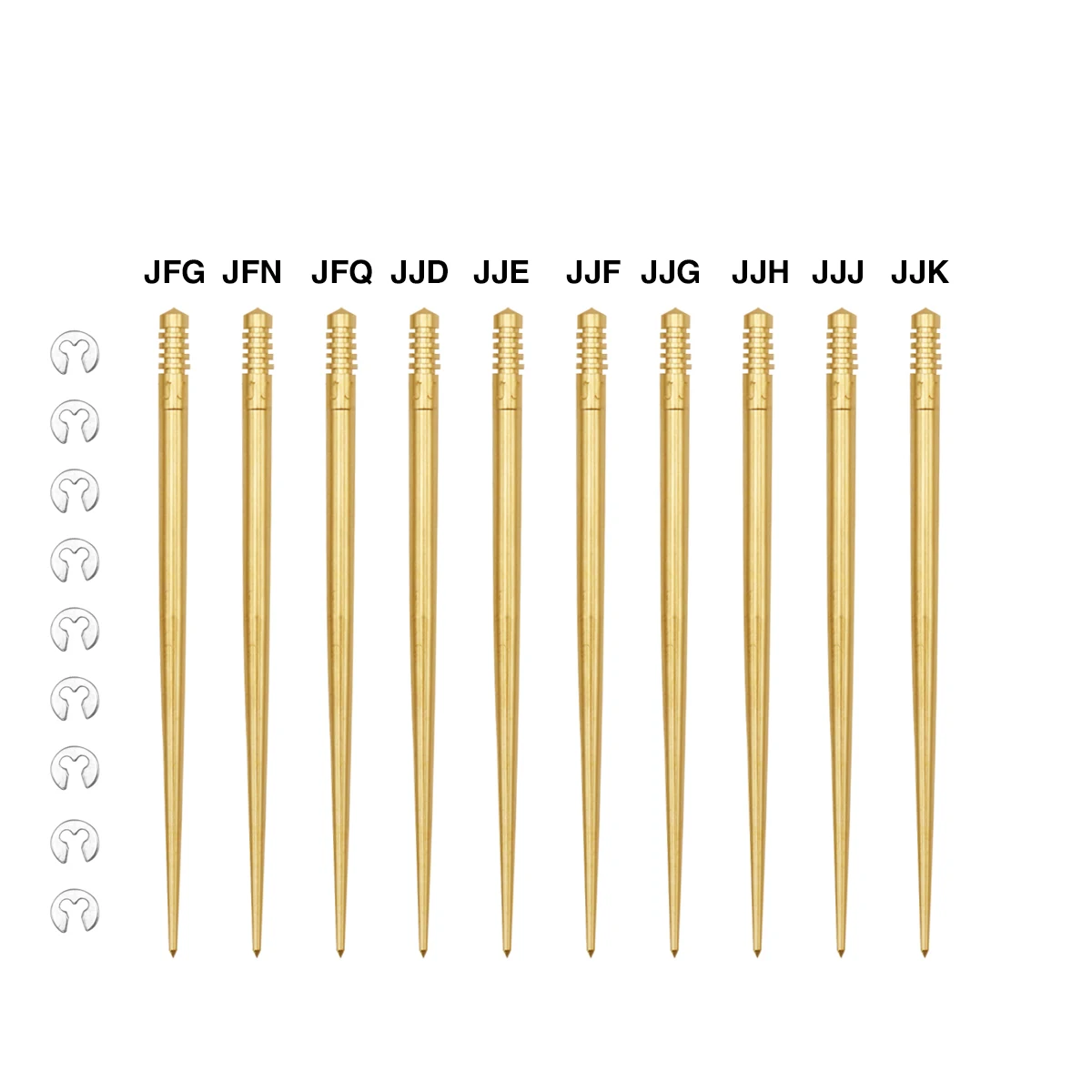 ZS Racing 10 Uds KEIHIN aguja de chorro N427-46-JFN/JFQ/JFG/JJD/JJE/JJF/JJG/JJJ/JJH con Clip aguja de aceite para PWK32 PWK34 Kit de reparación - imagen 4