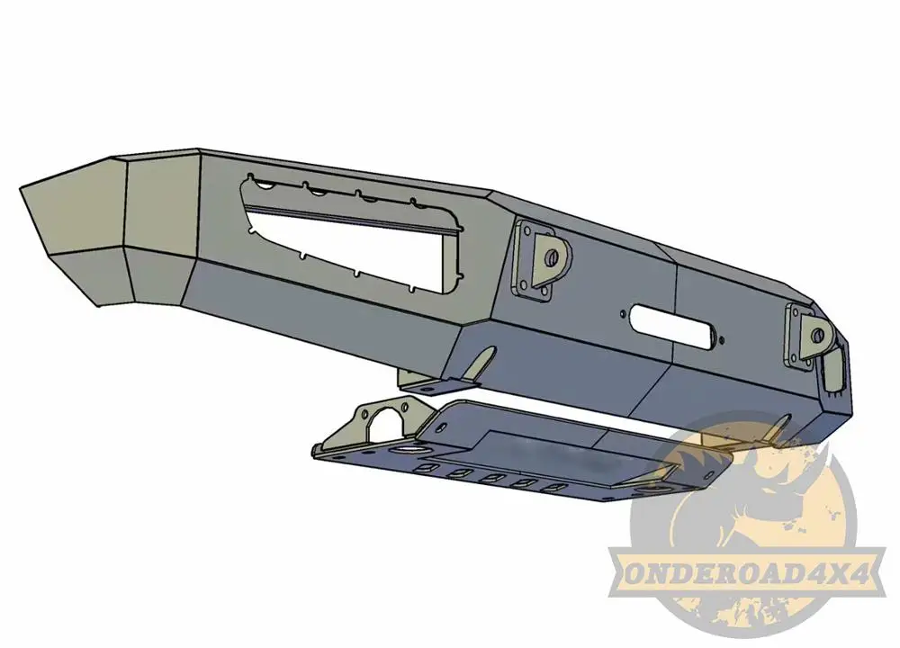 Parachoques todoterreno acero Land Cruiser 150 2007+ - imagen 3