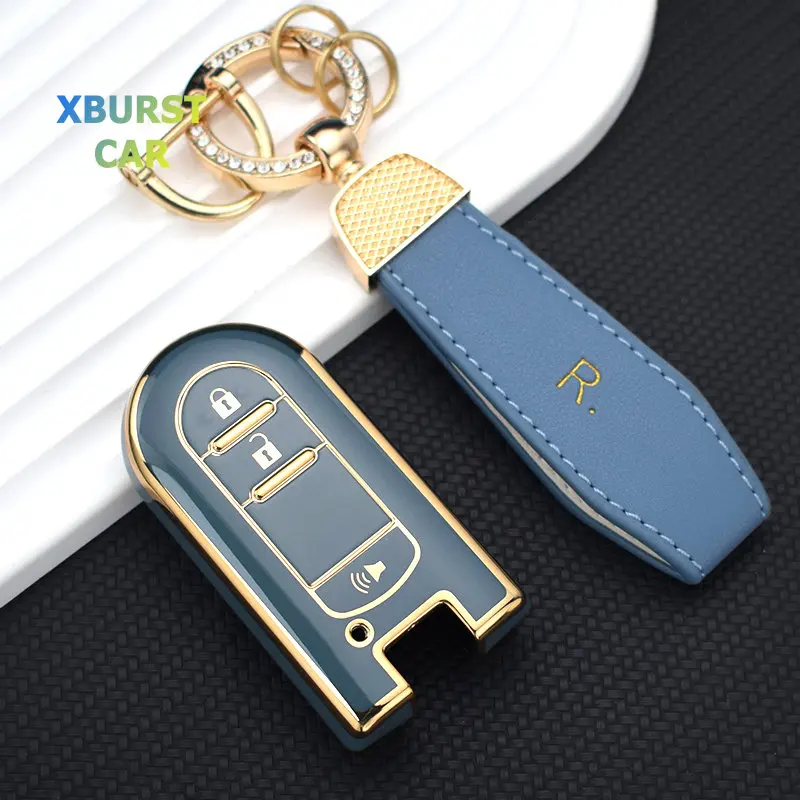 Carcasa TPU para llave Daihatsu Tanto y Toyota Rush con botones