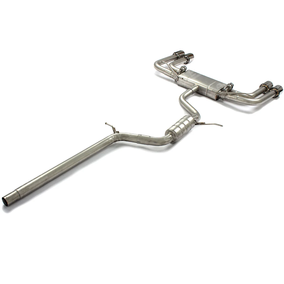 Escape cat-back inoxidable con válvula para VW Golf GTI Mk7.5 2.0 T - imagen 3