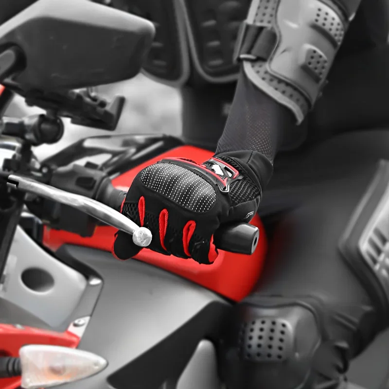 Guantes de invierno para moto: manoplas táctiles cálidas - imagen 3