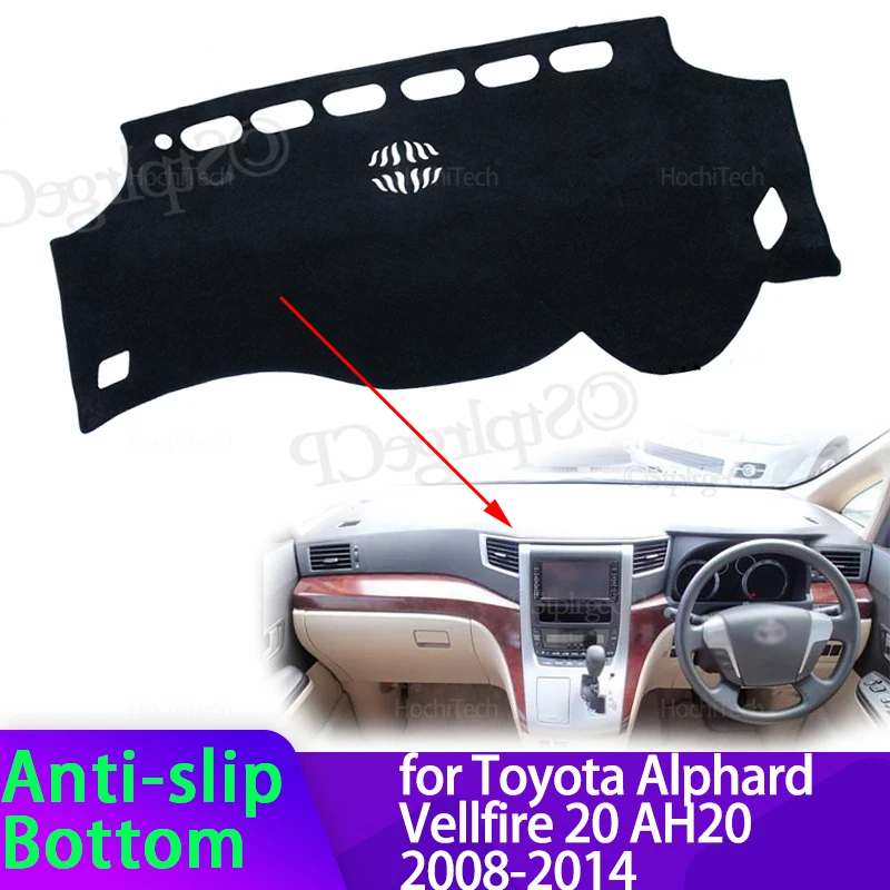 Toyota AH20 Alfombrilla de salpicadero Alphard/Vellfire 2008-2014
