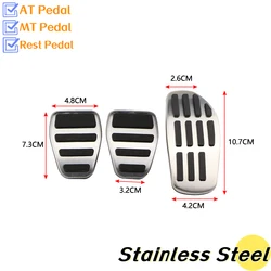 Cubiertas de pedales para Nissan Qashqai J11 y X-Trail T32