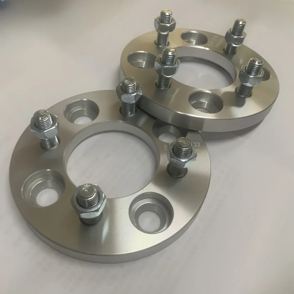 Adaptadores de rueda PCD 4x100 a 4x114,3 con buje 60 mm y pernos M12x1,5