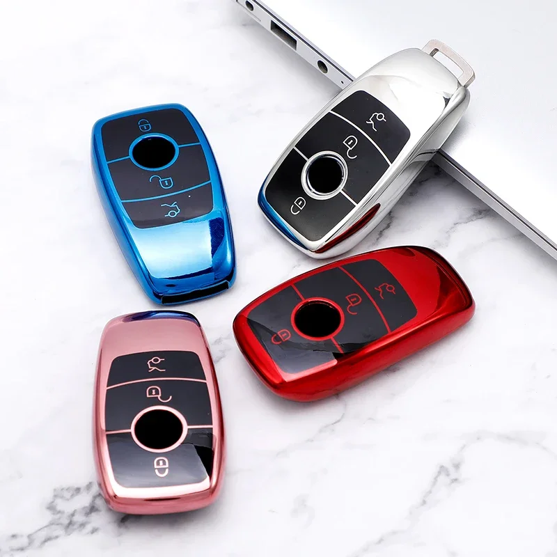 Mercedes-Benz Funda TPU para llave – Clase E, C, S y GLC compatible - imagen 4