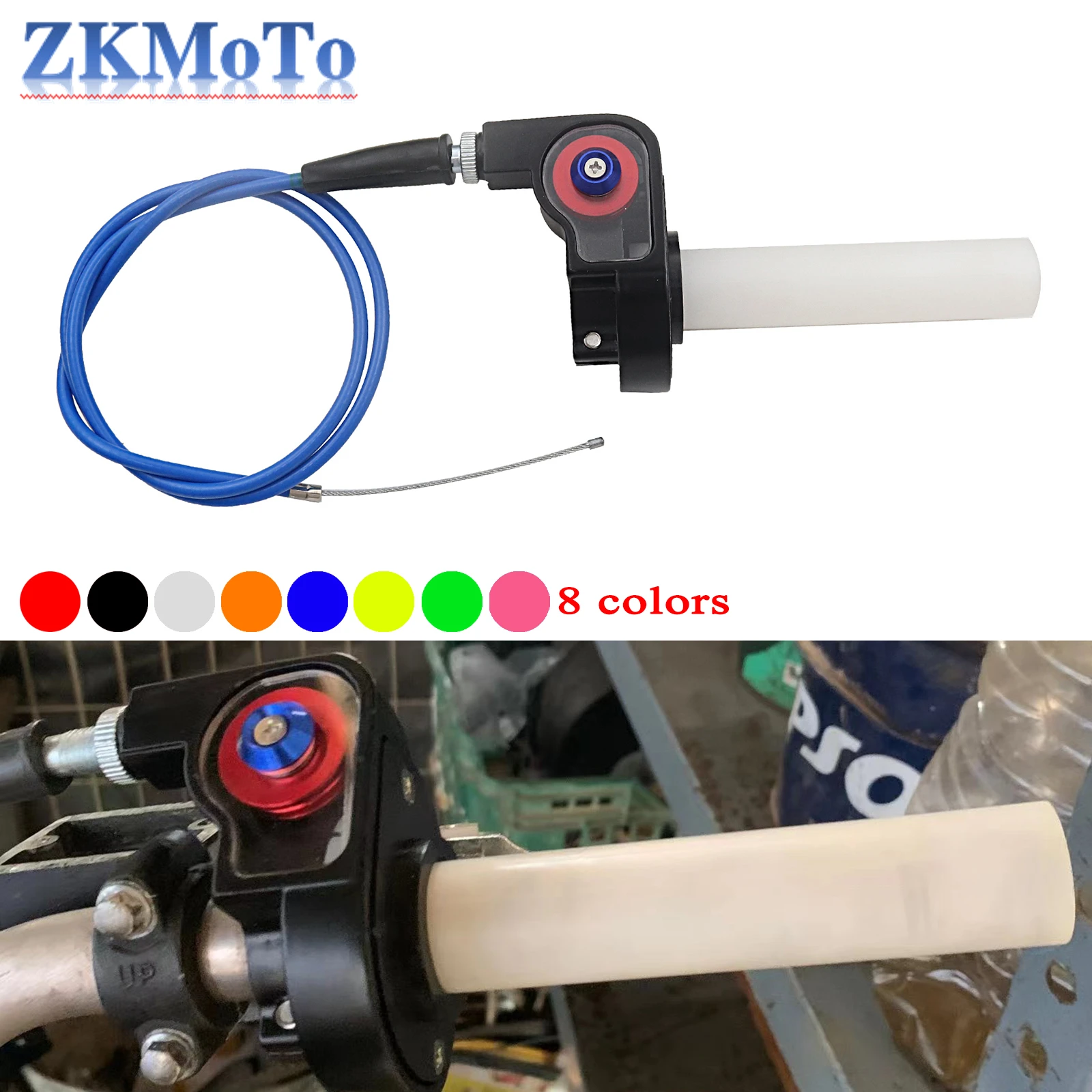 Mango acelerador moto universal 1/4 giro cable 1200mm – KTM Yamaha Honda