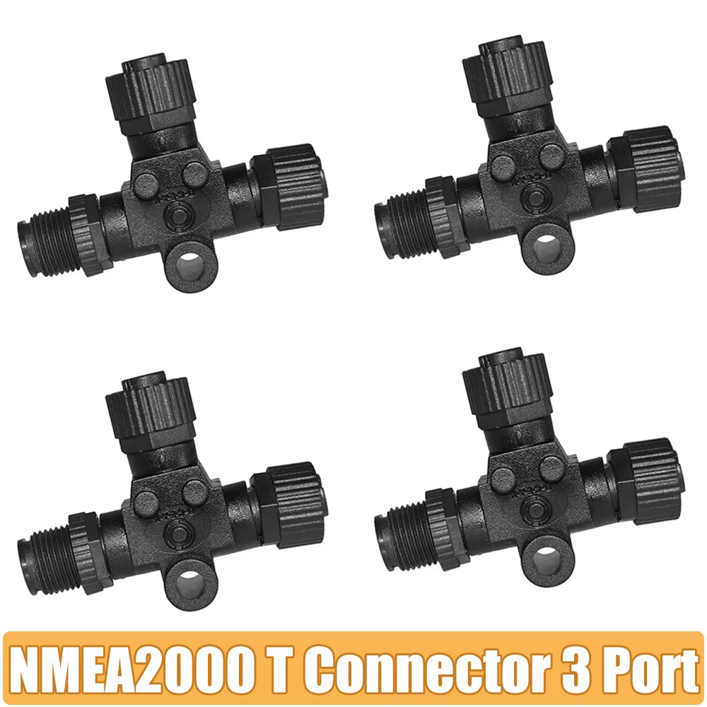 Conector en T NMEA 2000 impermeable de 3 puertos