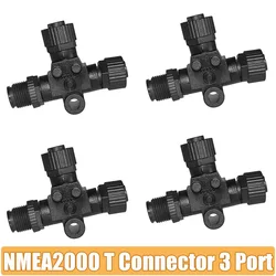 Conector en T NMEA 2000 impermeable de 3 puertos