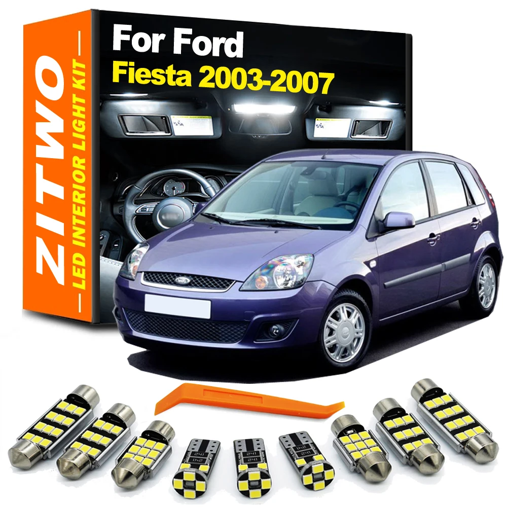 ZITWO Bombillas LED interiores Ford Fiesta 2003-2007