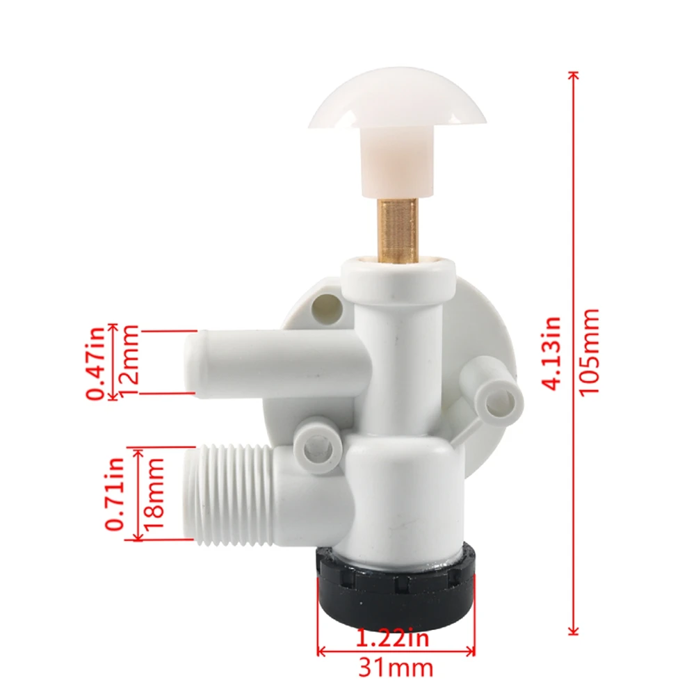 385314349 Kit de reparación de válvula de agua de alta calidad para inodoros Dometic RV Sealand, Ecovac, con pedales - imagen 5