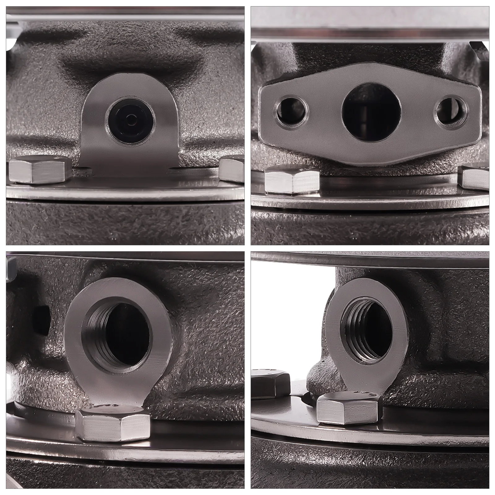 GT3076 GT3076R Turbocompresor universal Turbina de rodamiento de bolas de cerámica dual AR 0,82 - imagen 3