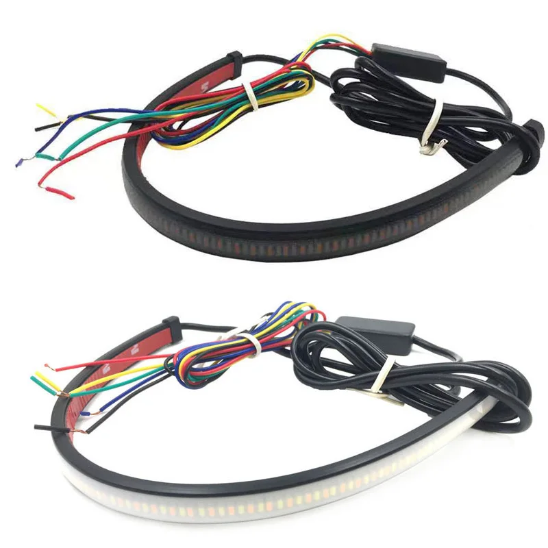 Tira LED trasera con luz de freno para motocicleta, 20 cm - imagen 2