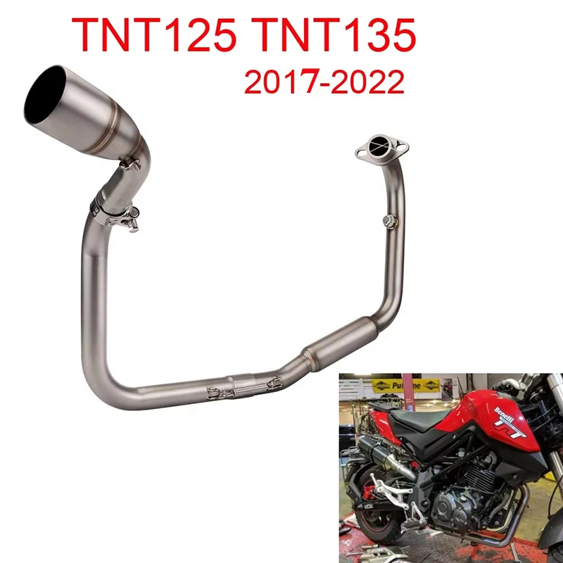 Slip-On escape Benelli TNT125/TNT135 2017-2022 tramo intermedio