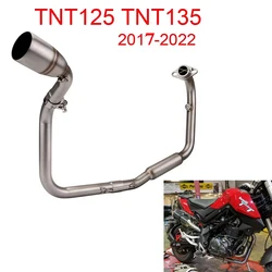 Slip-On escape Benelli TNT125/TNT135 2017-2022 tramo intermedio