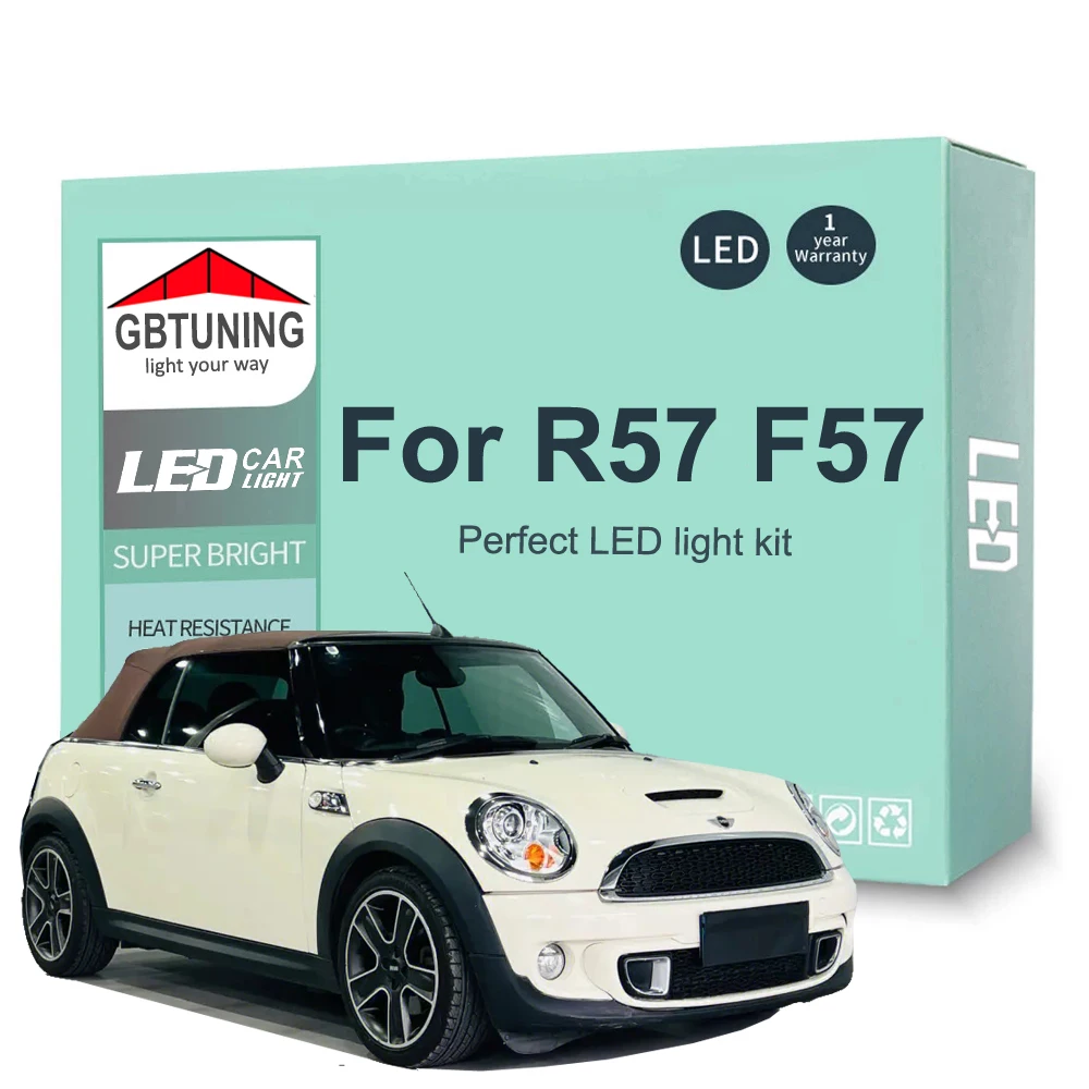 Kit bombillas LED Canbus para interior - Mini Cooper Cabrio R57/F57