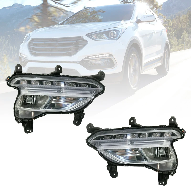 Luz de circulación diurna LED Hyundai Santa Fe Sport 2016-2018