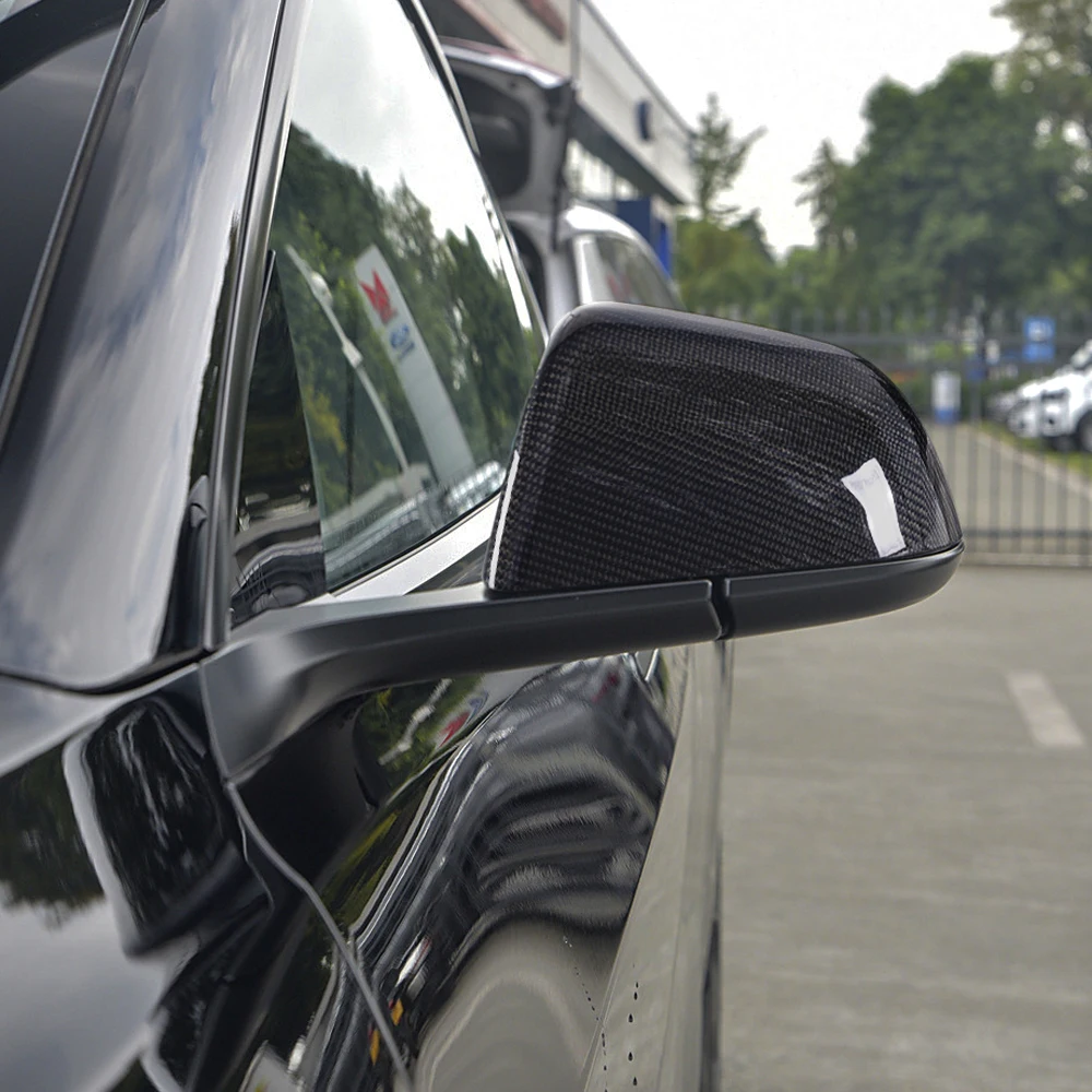 Carcasa espejo retrovisor carbono brillante para Tesla Model 3 - imagen 4
